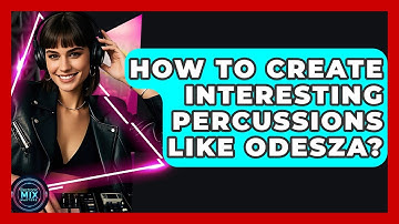 How To Create Interesting Percussions Like ODESZA? - Electronic Mix Masters