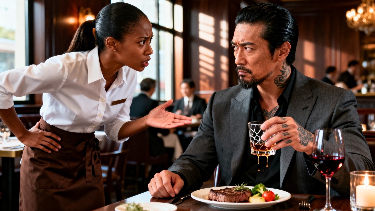 Nobody Understood the Japanese Mafia Boss—Until Shy Black Waitress Surprise Everyone In His Language