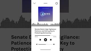 Senate Dems Urge Vigilance: Patience and Voting Key to Protecting Democracy | AURN News