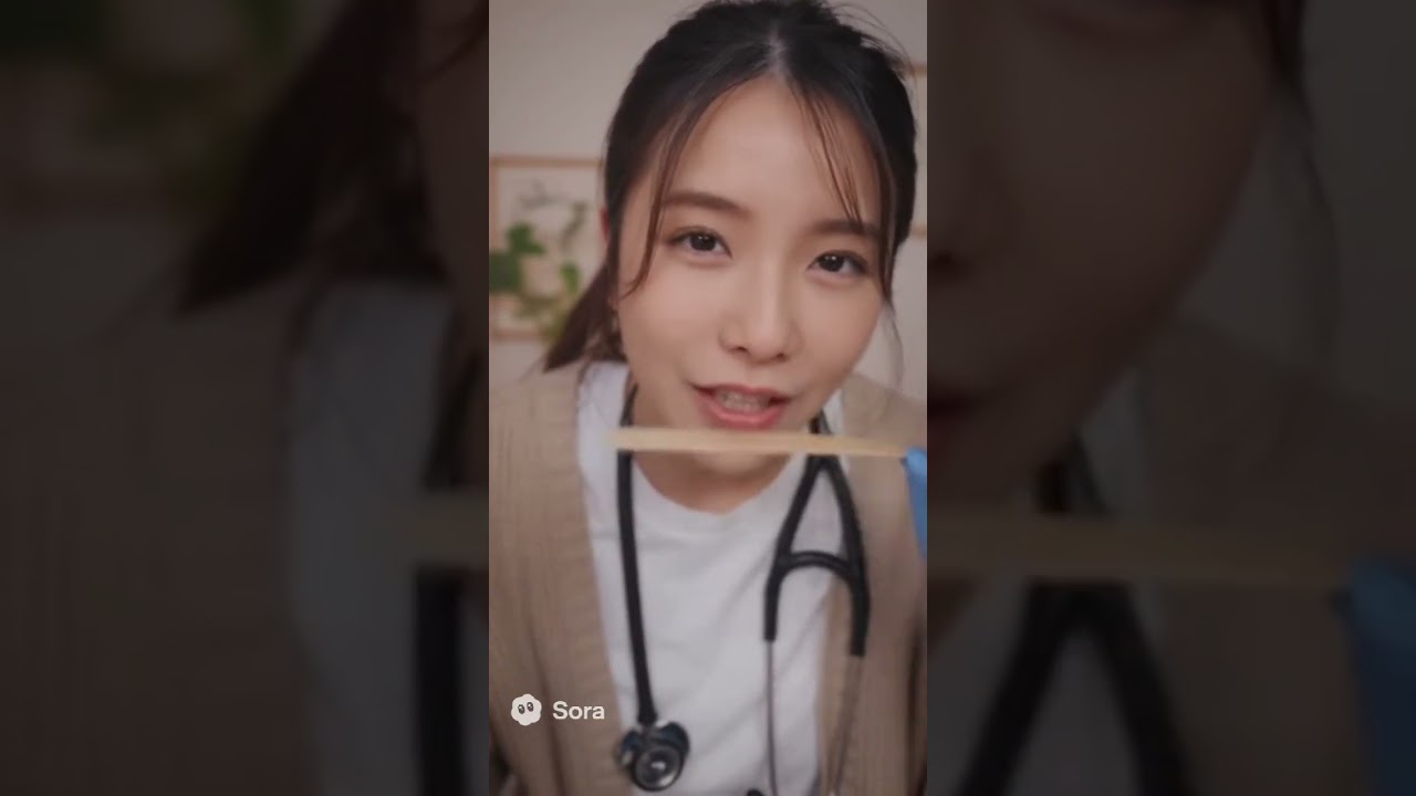 Open Wide (ASMR Doctor Exam: Light, Tongues Depressor & Reassurance)