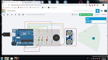 simulador tinkercad (sistema de estacionamiento)