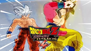Rematch Hardest difficulty Goku super 4 vs Ultra instinct GOKU  -TENKAICHI 4 MODE screenshot 5