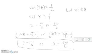 Sec 7.3 Trigonometric Equations