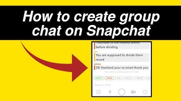 How to create a group chat on snapchat (Quick Method)