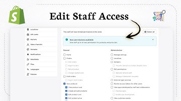 How to customize staff access and permissions in Shopify