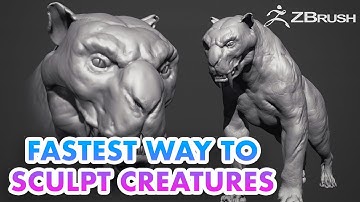 The Fastest Way to Sculpt a Creature in ZBrush