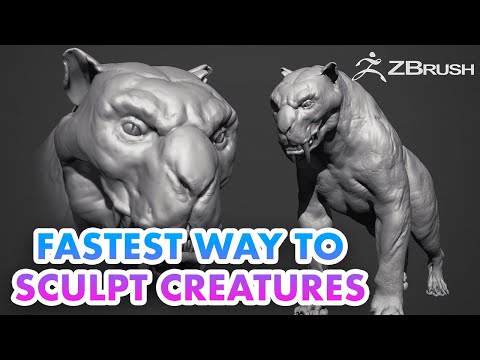 The Fastest Way to Sculpt a Creature in ZBrush
