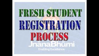 FRESH STUDENT REGISTRATION PROCESS IN JNANABHUMI SCHLORSHIP WEBSITE