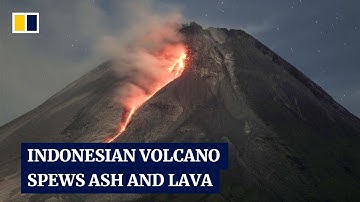 Indonesian volcano Mount Merapi erupts, forcing tourists to flee clouds of ash