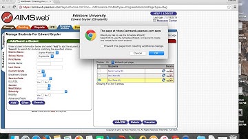AIMSWEB Starting and adding a student