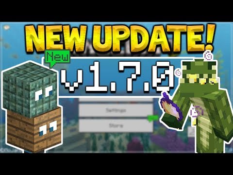 Mcpe 1 7 Update Minecraft Pocket Edition New Server Changes Pocket Xbox Pc Switch Youtube