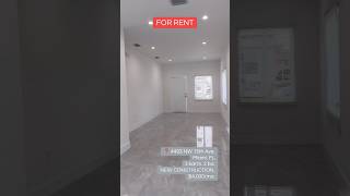 FOR RENT 📍4493 NW 15th Ave. Miami, FL New Construction  3 bdrm. 2 ba. $4,000/mo. #forrent #rental