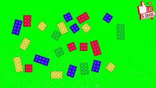 Kids Toy Blocks, Blocks, Toy Blocks Animated Series Green Screen Video For Youtubers.