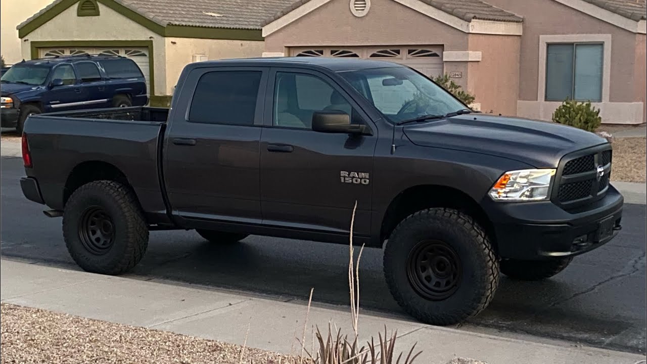 Ram 1500 with 37” wheels on less than  $200 lift
