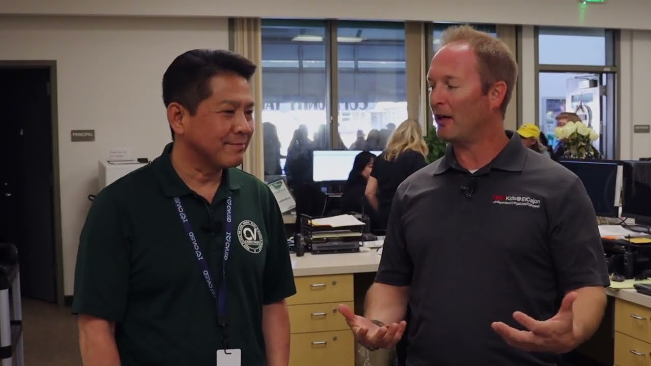 CVB-55 Thanksgiving 2024 - Dr. David Miyashiro and Jake Launder from Greenfield Middle School.