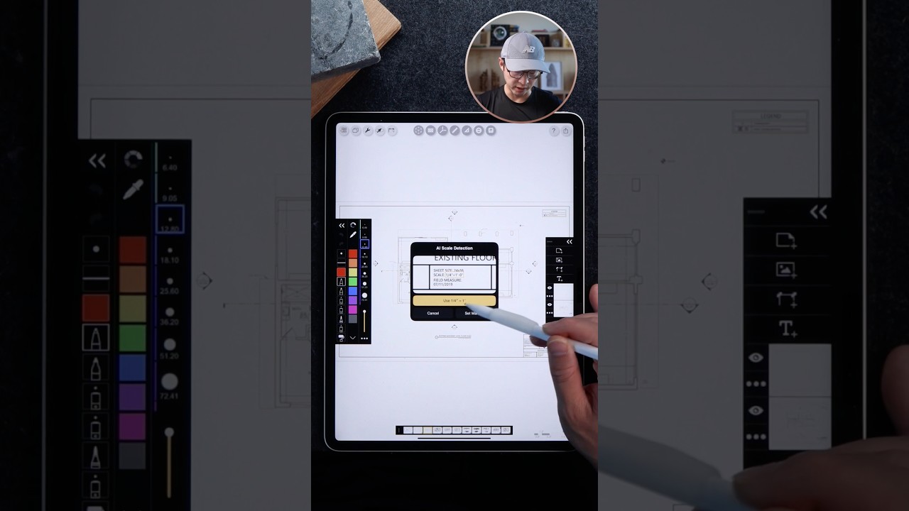 Новая функция автоматического определения масштаба.