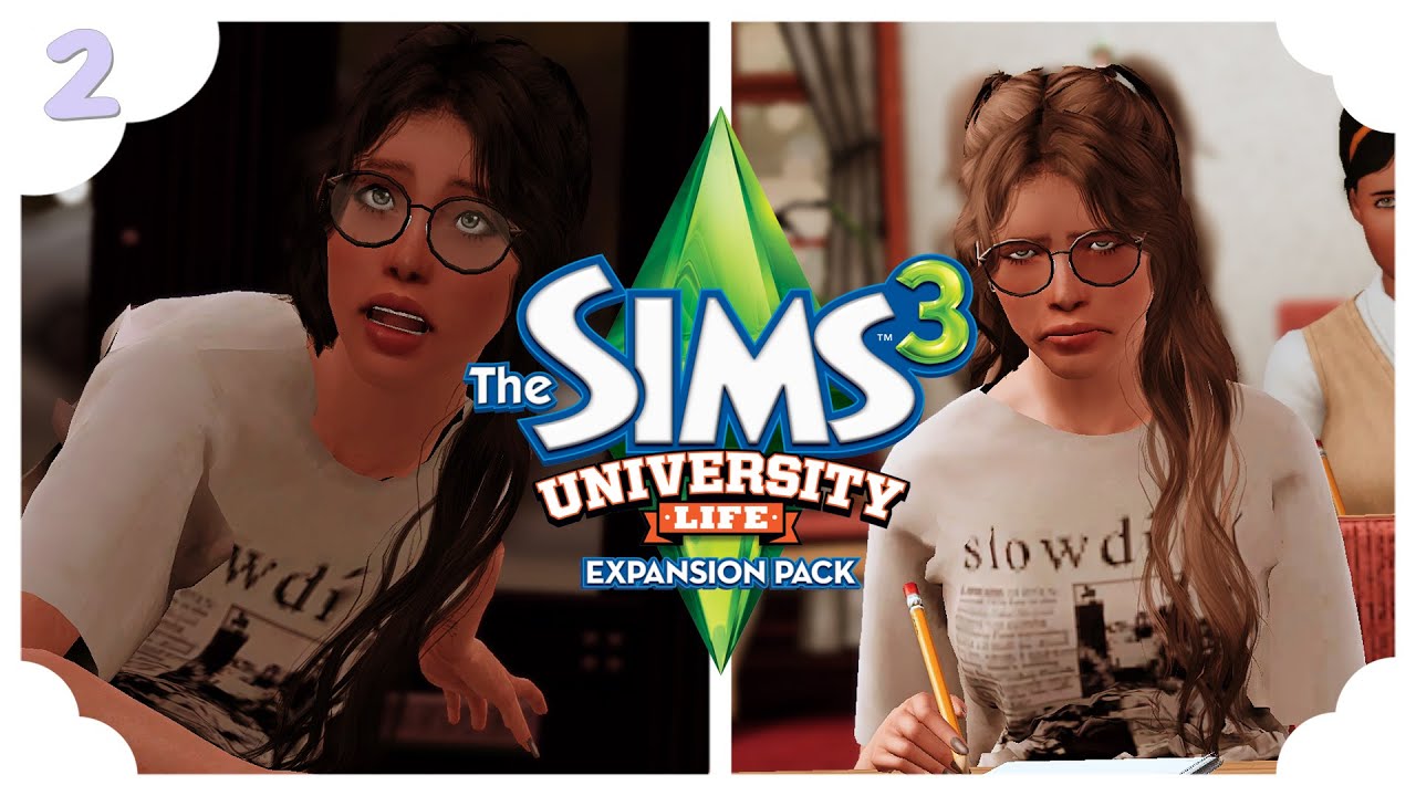 ep O2┊we are struggling, but we made a friend | lily's journey | the sims 3: university life