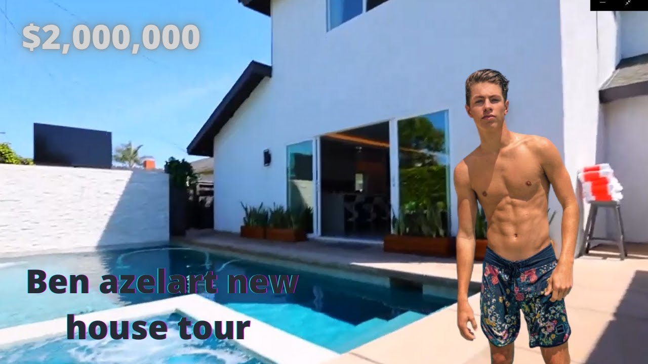 Ben azelart new house tour revealed ! worth over 2 million dollars ...