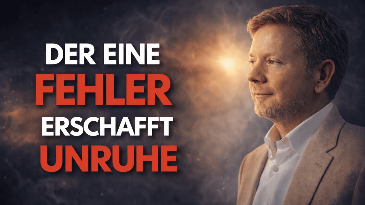 Der eine Fehler, der Deine innere Unruhe erschafft (ohne dass Du es bemerkst) | Eckhart Tolle