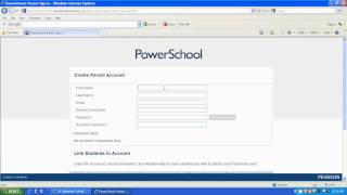 Creating a new Parent Portal Account for PowerSchool