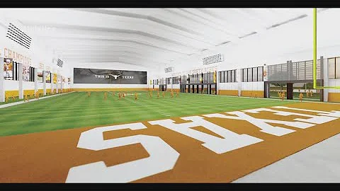 Texas Longhorns unveil plans for new football practice facility