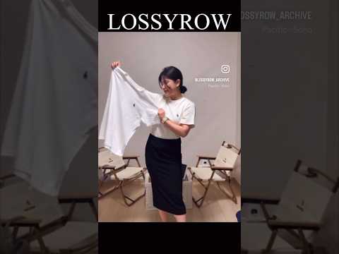 데일리룩 코디 with #로시로우#데일리룩 #쇼츠 #shrots #코디 #lossyrow