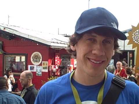 Dennis Crowley, co-founder of Foursquare at SXSW a...