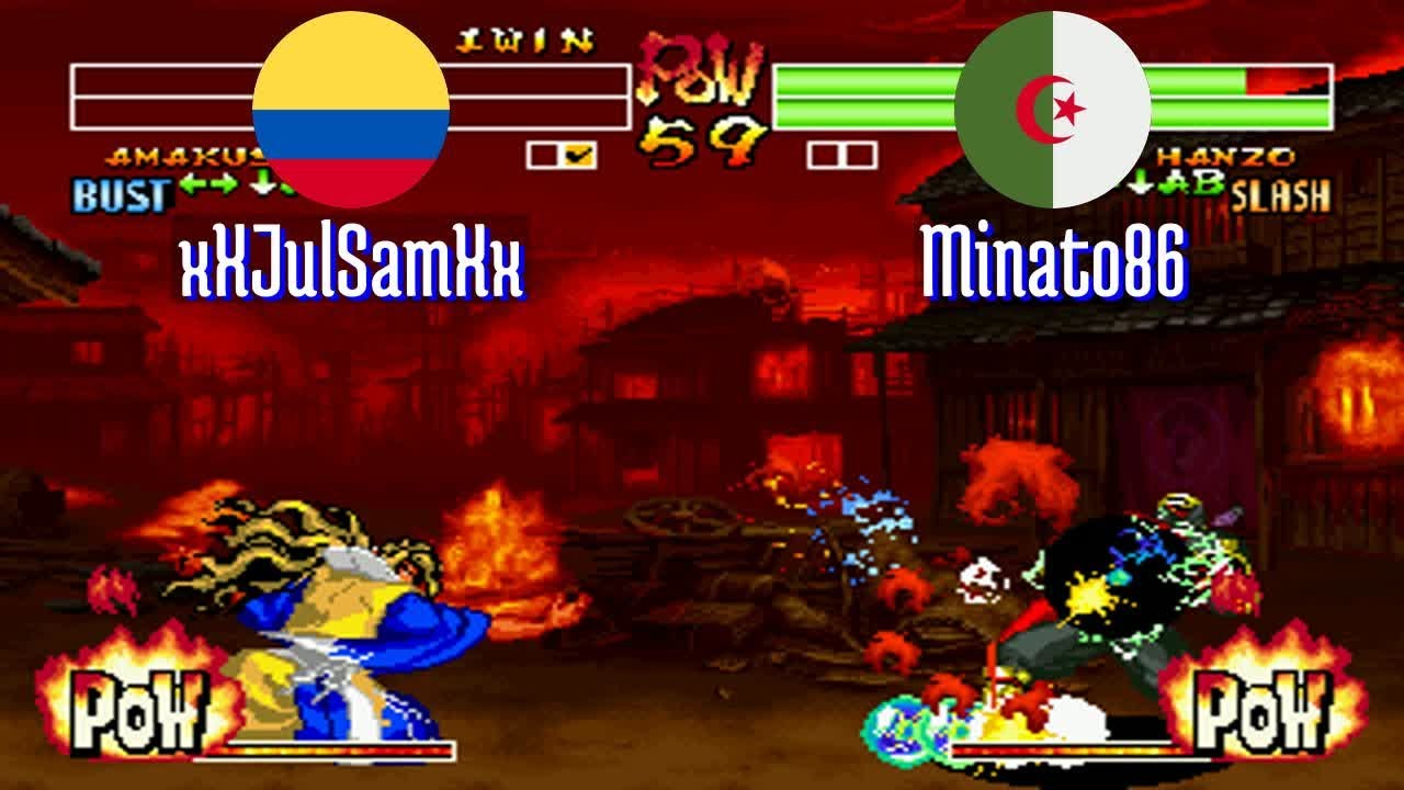 FT3 @samsho4: xXJulSamXx (CO) vs Minato86 (DZ) [Samurai Shodown IV