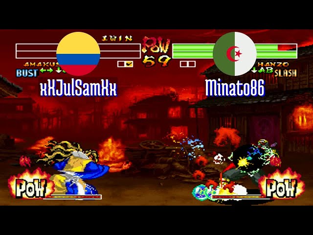 FT3 @samsho4: xXJulSamXx (CO) vs Minato86 (DZ) [Samurai Shodown IV