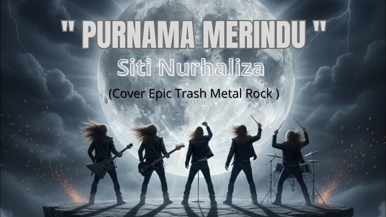 Gilaaa Ngerock Abiis " Purnama Merindu " Siti Nurhaliza ( Cover Epic Trash Metal Rock) 