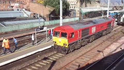 The Class 66 DB Cargo UK (Red Livery) No.66066 
