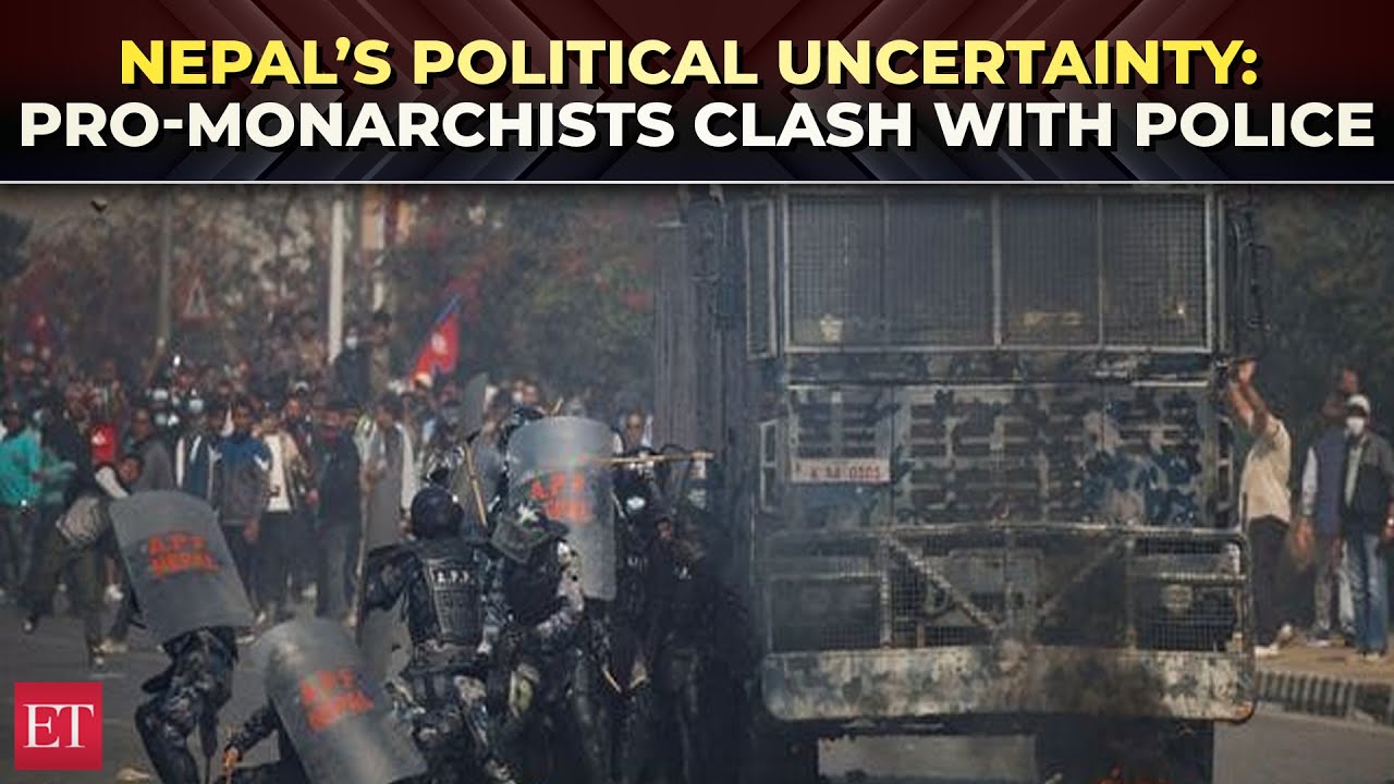 Nepal’s political uncertainty: Pro-monarchists clash with police, torch house; Army storms streets