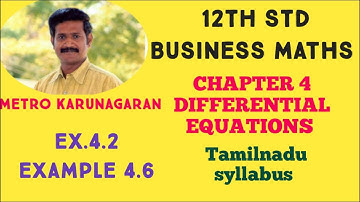 12th Std BM Example 4.6 Solve (x²+x+1)dx +(y²-y+3)dy=0