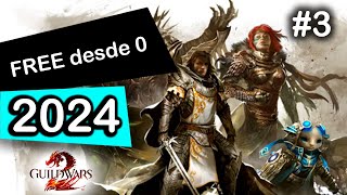 Guild Wars 2 nueva cuenta DESDE 0 Free To Play #3 | GRATIS | Guía Gameplay Español