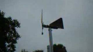 Monoblade wind generator turbine experiment