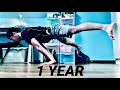 My 1 year planche progress. The result of hardwork and dedication.