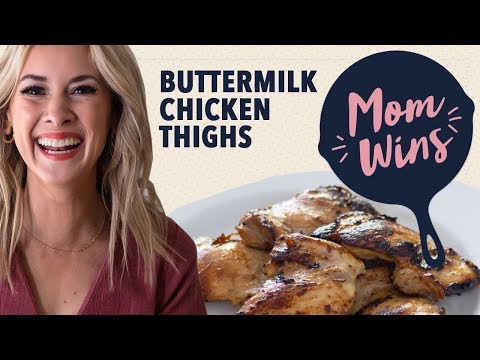 How to Make Buttermilk Brined Chicken Thighs with Bev Weidner | Mom Wins