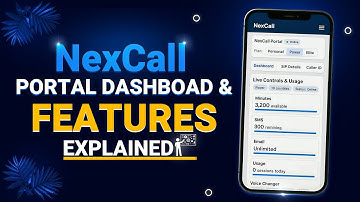 NexCall Portal Dashboard & Features Explained (Full Tutorial)