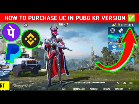 HOW TO PURCHASE UC IN PUBG KR VERSION IN INDIA, UNITED STATES, CANADA, DUBAI | PUBG KR UC PURCHASE