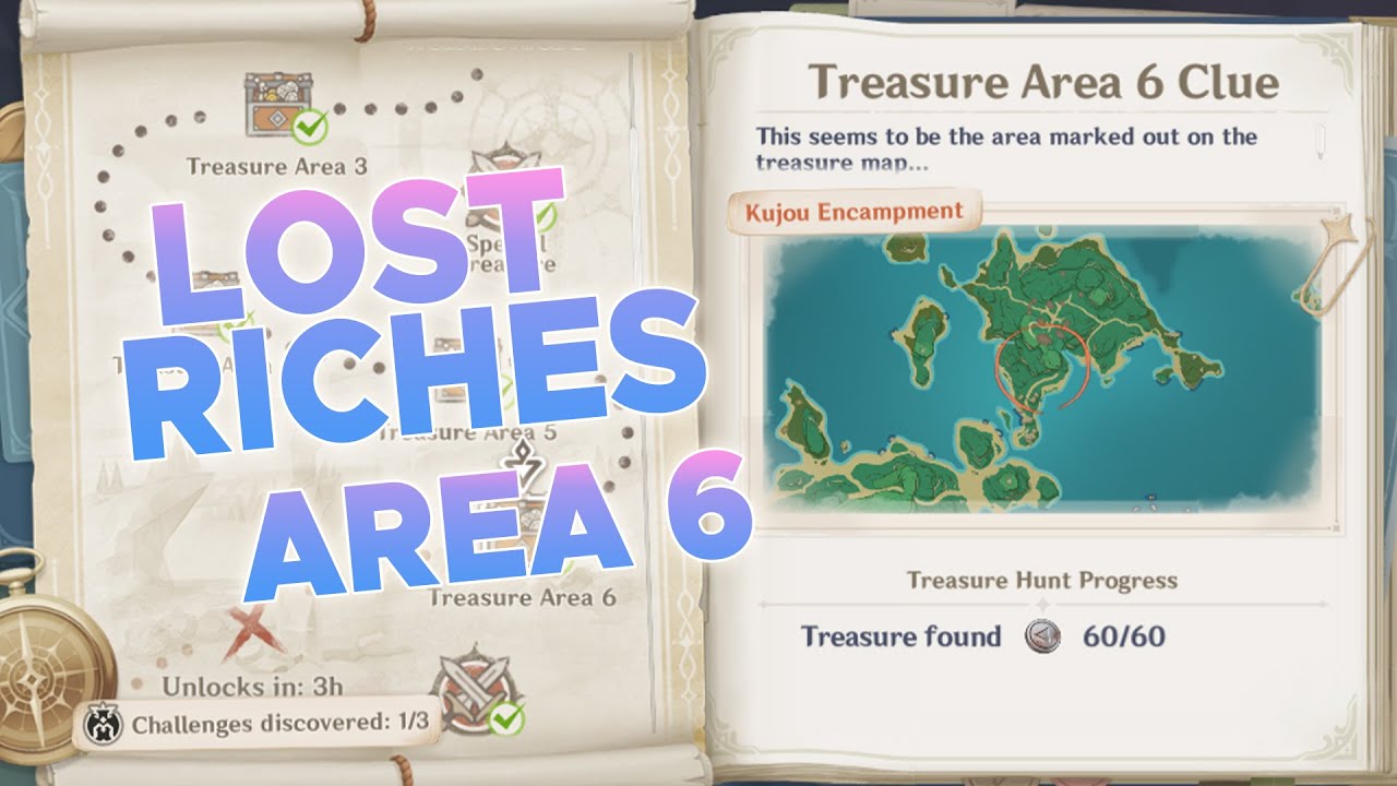 【Genshin Impact】 INAZUMA Lost Riches Kujou Encampment Treasure 6