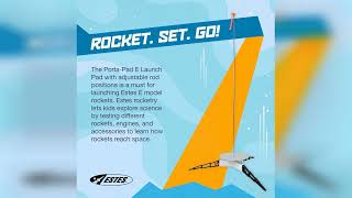 Overview: Estes 2238 Porta Pad E Launch Pad, Flying-Rocket-Model Launch Pad, Rocket Model Kit Ac...