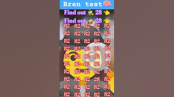 Find out 🕵‍♀️ 28 👈 #braintestsolution #quiz #smartphone #puzzle #challenge #shortemoji746 #ढूंढो