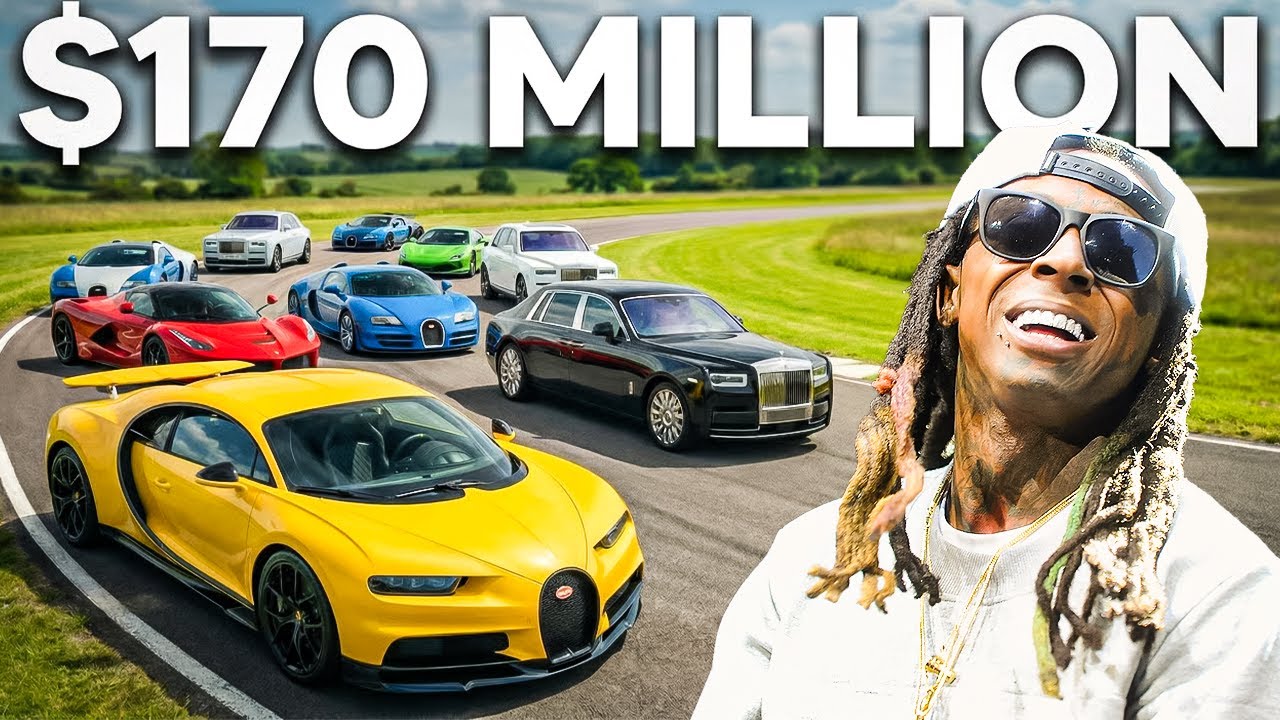 Информация о коллекции автомобилей Лил Уэйна стоимостью более 160 миллионов долларов (рейтинг).