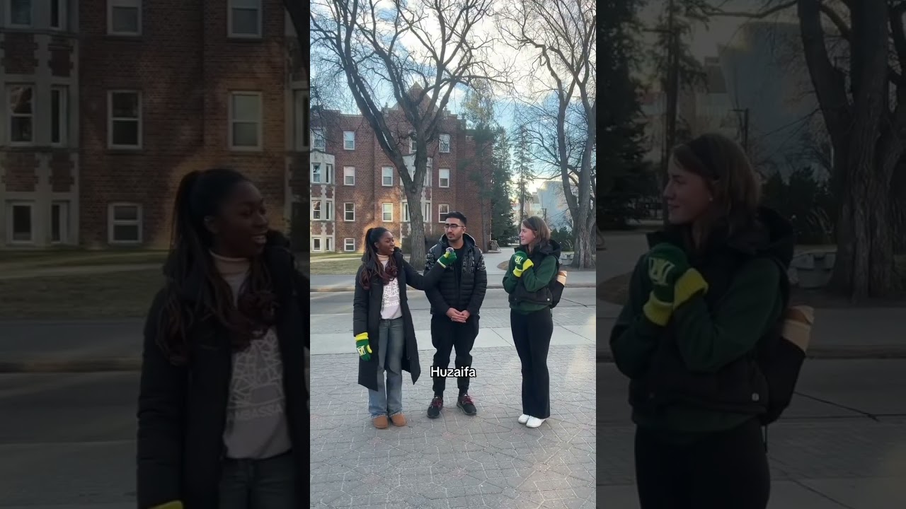 University of Alberta outdoor interview