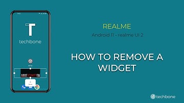How to Remove Widgets from the Home screen - realme [Android 11 - realme UI 2]