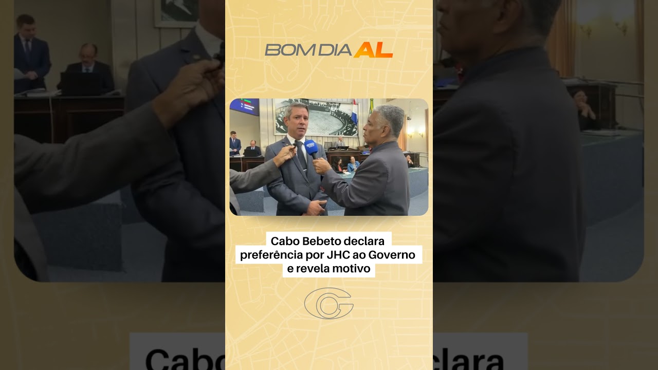 Cabo Bebeto declara preferência por JHC ao Governo e revela motivo