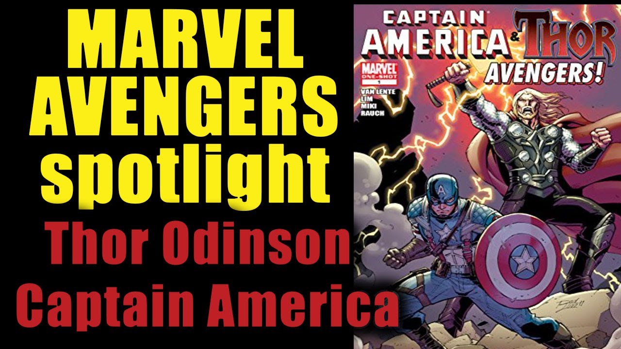 Marvels Avengers Thor and Captain America Spotlight