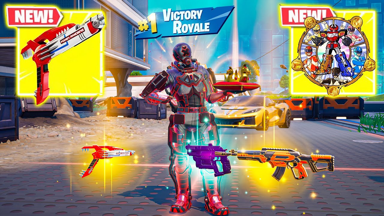 Fortnite Code Red Ripp CODE RED RIPP vs DINO MEGAZORD & NEW 3 MEDALLIONS (NEW! Fortnite ...
