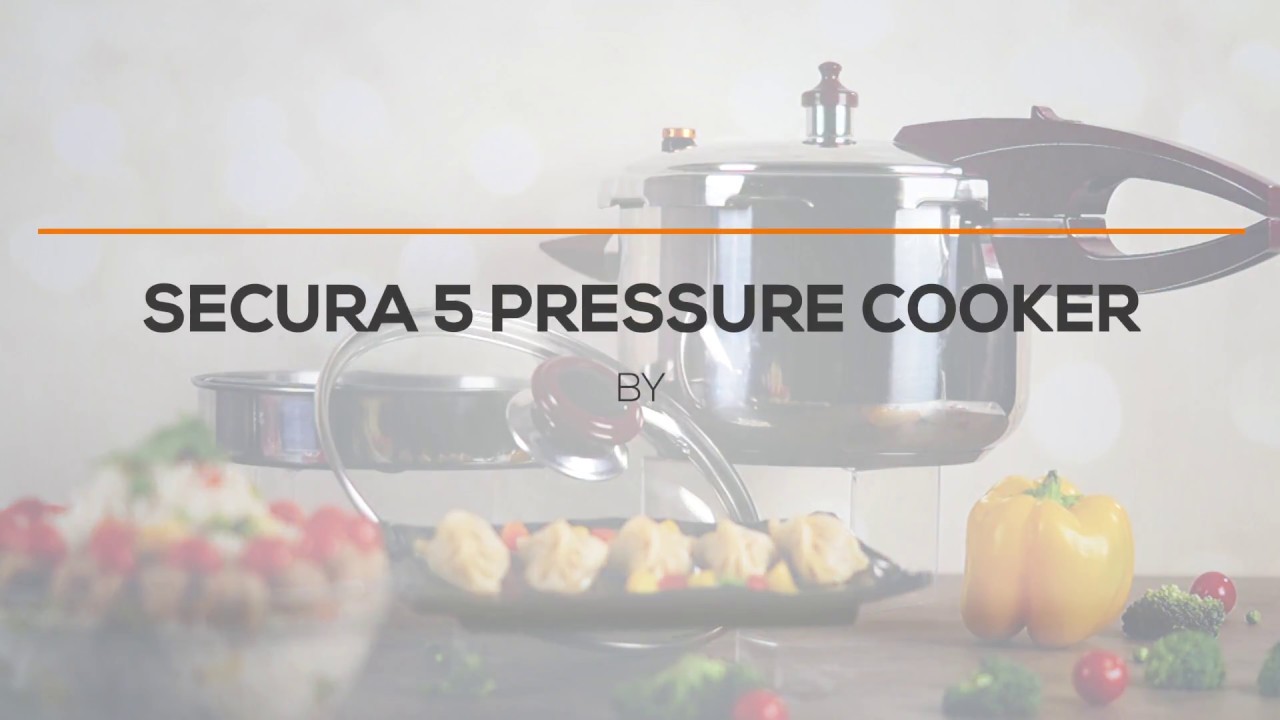 Sanjeev Kapoor's Wonderchef Secura 5 Pressure Cooker YouTube