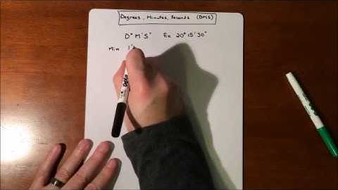 Trig - Degrees, Minutes, and Seconds